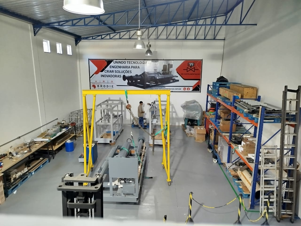 Montegem de equipamento na RR